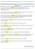 NURS 6001 EXAM 1 Questions with Answers &lpar;100&percnt; Correct  Answers&rpar;