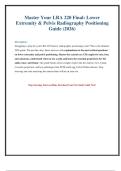 Radiography Positioning Exam&colon; Lower Extremity & Pelvis Q&A &lpar;2026 Guide&rpar;
