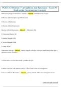 PCSD 313 Module IV Articulation and Resonance - Exam &num;3  Study guide Questions and Answers