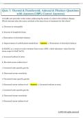 Quiz 7&colon; Thyroid & Parathyroid&semi; Adrenal & Pituitary Questions  with Answers &lpar;100&percnt; Correct Answers&rpar;