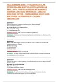 Fall Semester 2025 &vert; CFT Cardiovascular Fitness Trainer Monitor Certification Exam Prep &vert; 250&plus; Verified Questions with Correct Answers & Detailed Rationales &vert; Updated 2025&sol;2026 Edition &vert; Comprehensive Study Guide for Fitness Professionals & Trainer Certif