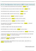 SLTC Final Questions with Answers &lpar;100&percnt; Correct Answers&rpar; 