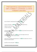 PNB 2265 FINAL QUESTIONS WITH 100&percnt; CORRECT ANSWERS &vert; LATEST VERSION 2025&sol;2026&period;