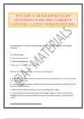 PNB 2265 - LAB 10 REPORT EXAM QUESTIONS WITH 100&percnt; CORRECT ANSWERS &vert; LATEST VERSION 2025&sol;2026&period;