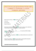 PSYC375 EXAM QUESTIONS WITH 100&percnt; CORRECT ANSWERS &vert; LATEST VERSION 2025&sol;2026