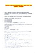 &lpar;NEWEST&rpar; DMS 206 EXAM COMPLETE QUESTIONS AND CORRECT ANSWERS