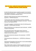  DMS 206 FINAL COMPLETE EXAM QUESTIONS AND ALL ANSWERS VERIFIED LATEST UPDATED