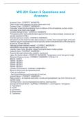 WX 201 Exam 2 Questions and Answers&period;
