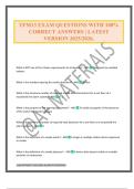 TFM13 EXAM QUESTIONS WITH 100&percnt; CORRECT ANSWERS &vert; LATEST VERSION 2025&sol;2026&period;