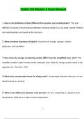 CHEM 210 Module 5 Exam Newest Questions and Answers & Rationales&comma; 100&percnt; Verified