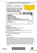 May 2025 Edexcel&colon; AS Level History 8HI0&sol;2E Paper 2 &ndash; Depth Study&comma; Option 2E&period;1&colon; Mao&rsquo;s China&comma; 1949&ndash;1976 & Option 2E&period;2&colon; The German Democratic Republic&comma; 1949&ndash;1990 &ndash; Merged Question Paper & Mark Scheme
