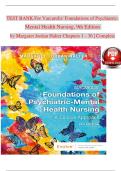 Test Bank for Varcarolis' Foundations of Psychiatric-Mental Health Nursing&colon; A Clinical Approach 9th Edition by Margaret Jordan Halter &vert; ISBN-13&colon; 978-0323697071 &vert; Verified Questions & Answers
