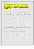 PRIVATE PATROL OPERATOR ACTUAL EXAM QUESTIONS AND CORRECT ANSWERS LATEST VERSION 2026-2027 WITH VERIFIED SOLUTIONS &vert;&vert; GRADED A&plus;&excl;&excl;