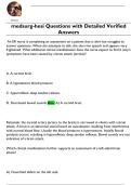 medsurg-hesi Questions with Detailed Verified  Answers