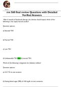 mn 568 final review Questions with Detailed  Verified Answers