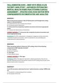 Fall Semester 2025 &vert; NRNP 6675 Week 2 E&sol;M Patient Case Study &vert; Advanced Psychiatric-Mental Health Nurse Practitioner Clinical Assessment &vert; Updated 2025&sol;2026 Edition with Comprehensive Documentation and Analysis