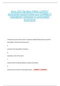 Econ 202 Ole Miss FINAL LATEST  2025&sol;2026 QUESTIONS and CORRECT  ANSWERS GRADED A&plus;&vert;ASSURED  SUCCESS 