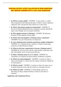 MONTANA NOTARY LATEST COLLECTION OF EXAM QUESTIONS AND VERIFIED ANSWERS WITH A 100&percnt; PASS GUARANTEE