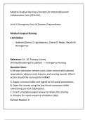 Medical-Surgical Nursing Test Bank &lpar;11th Edition &vert; Ignatavicius&rpar; &ndash; Comprehensive NCLEX & HESI Review with Verified Answers&comma; Rationales&comma; and Clinical Judgment Practice