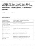 MAR 3023 FSU Exam 1 BRADY Exam &lpar;2025&rpar; UPDATE Verified Questions And Answers &vert; With 100&percnt; Correct Answers graded A&plus; Guaranteed Success&excl;&excl;