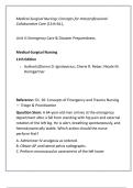 Medical-Surgical Nursing Test Bank &mdash; Ignatavicius 11th Edition &vert; Comprehensive NCLEX&sol;HESI Review with 20 MCQs&sol;Chapter & Verified Rationales
