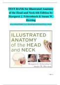 Test Bank &ndash; Illustrated Anatomy of the Head and Neck&comma; 6th Edition &lpar;ISBN-13&colon; &lrm;978-0323613019&rpar; by Margaret J&period; Fehrenbach & Susan W&period; Herring &vert; Latest 2025&sol;2026 Update &vert; Dental & Nursing Study Guide