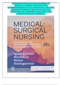 Test Bank – Medical-Surgical Nursing: Concepts for Interprofessional Collaborative Care, 10th Edition (ISBN-13: ‎978-0323612425) by Donna D. Ignatavicius | Latest 2025/2026 Update | NCLEX & Med-Surg Study Guide with Correct Answers