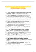 MONTANA NOTARY PUBLIC EXAM COMPLETE QUESTIONS AND 100&percnt; VERIFIED ANSWERS &lpar;PASS GUARANTEE&rpar;