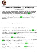 2025 Kaiser Exam Questions with Detailed  Verified Answers 