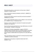 MSLC ABCP Questions and Answers 2025&ndash;2026 &vert; Medical-Surgical & Leadership Certification Prep