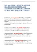 LGS 200 EXAM 1 REVIEW -ABIGAIL HAMMOND QUESTIONS AND ANSWERS 2025 ALREADY GRADED A&plus; AND 100&percnt; ORIGINAL VERIFIED