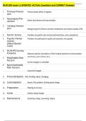 NUR 300 exam 2 UPDATED  ACTUAL Questions and CORRECT Answers