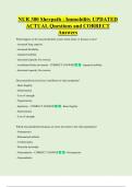 NUR 300 Sherpath &colon; Immobility UPDATED   ACTUAL Questions and CORRECT  Answers