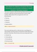 Test Bank for Medical Surgical Nursing  Questions and Correct Answers&sol; Latest  Update &sol; Already Graded