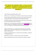 UHC MEDICARE CERTIFICATION &sol; ACTUAL EXAM 2 VERSIONS &sol; COMPLETE EXAM QUESTIONS WITH DETAILED & VERIFIED ANSWERS NEWEST 2026-2027 GRADED A&plus;&period;