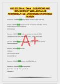 NSG 252 FINAL EXAM &vert; QUESTIONS AND 100&percnt; CORRECT WELL DETAILED ANSWERS&vert;LATEST 2025&sol;2026&vert;GUARANTEED PASS&vert;A&plus;