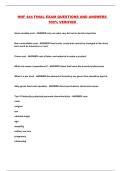 HNF 444 FINAL EXAM QUESTIONS AND ANSWERS 100&percnt; VERIFIED 