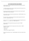 ALC FO EXAM QUESTIONS AND ANSWERS
