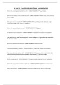 IN ALC FO PROCEDURE QUESTIONS AND ANSWERS
