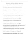 SOCIAL STUDIES TEST CHAPTER 1 QUESTIONS AND ANSWERS