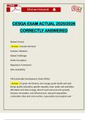CESGA EXAM ACTUAL 2025&sol;2026 CORRECTLY ANSWERED