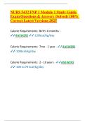 NURS 5432 FNP 1 Module 1 Study Guide Exam Questions & Answers &lpar;Solved&rpar; 100&percnt; Correct Latest Versions 2025