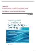 Test Bank for Hinkle&comma; Brunner & Suddarth&rsquo;s Medical-Surgical Nursing 15th Edition 2025&sol;2026 &ndash; Chapters 1&ndash;34