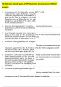 PN 3006 Quiz 3 study guide UPDATED ACTUAL  Questions and CORRECT  Answers