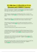 PN 3006 Quiz 2 UPDATED ACTUAL   Questions and CORRECT Answers 