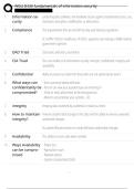  WGU D430 fundamentals of information security  EXAM &lpar;updated 2025&rpar;   Questions & Answers &vert; Latest Already Graded A&plus; UPDATE 2025&vert;2026