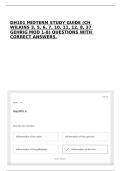 DH101 MIDTERM STUDY GUIDE &lpar;CH WILKINS 3&comma; 5&comma; 6&comma; 7&comma; 10&comma; 11&comma; 12&comma; 8&comma; 37 GEHRIG MOD 1-8&rpar; QUESTIONS WITH CORRECT ANSWERS&period;
