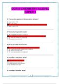 OCR A CHEMISTRY A LEVEL PAPER 1