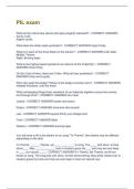 PIL exam Questions and Answers Best rated A&plus; Guaranteed Success Latest Update