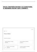 DH101 MIDTERM REVIEW 143 QUESTIONS & ANSWERS RATED 100&percnt; CORRECT&period;